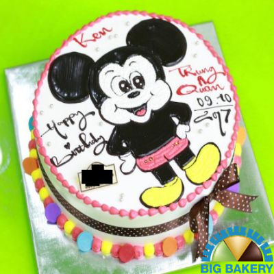 Bánh sinh nhật hình con chuột mickey